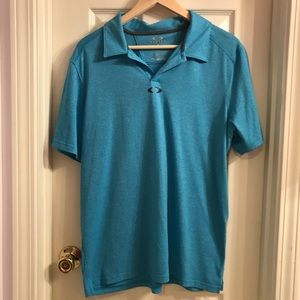 Men’s blue Oakley polo